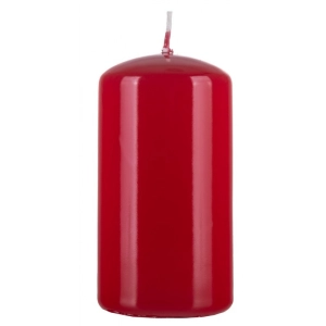 Świeca słupek DONAU HOME Standard Gloss 60x115mm czerwony