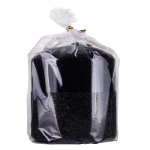 Świeca słupek DONAU HOME Onyx 80x90mm czarny-287634