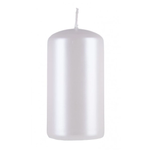 Świeca słupek DONAU HOME Standard Lakier 60x115mm biały perła