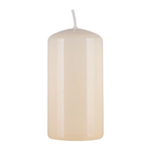 Świeca słupek DONAU HOME Standard Gloss 50x100mm kremowy