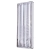 Świeca stołowa DONAU HOME Onyx 22x250mm 4 szt. srebrny-287443