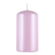 Świeca słupek DONAU HOME Standard Lakier 60x115mm różowy perła