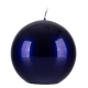 Świeca kula DONAU HOME Aurora 100x100mm kobalt