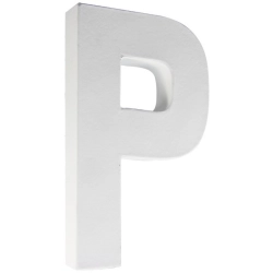 Litera 3D duża 20cm „P” AC715 C, Decopatch