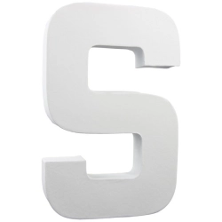 Litera 3D duża 20cm „S” AC718 C, Decopatch
