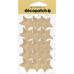 Zestaw 15 zawieszanych gwiazdek 4cm. AC355, Decopatch