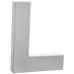Litera 3D mała 12cm "L" AC741 C, Decopatch