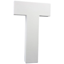 Litera 3D duża 20cm „T” AC719 C, Decopatch