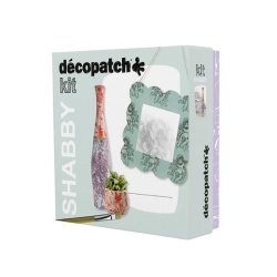 Zestaw startowy "Shabby" ramka, doniczka, wazon 27 x 27 x 7cm. KIT024 C, Decopatch