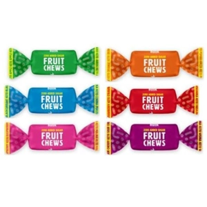 Cukierki owocowe FRUIT CHEWS 700g. bez dodatku cukru-288003