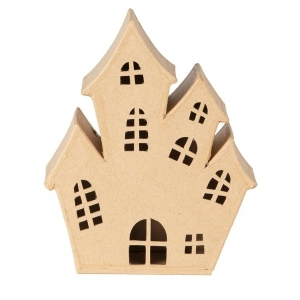 Nawiedzony Dom 19,5 x 16,5 x 8 cm z masy papierowej SA232C, Decopatch-288625