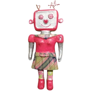 Robot kobieta 15,5 x 5 x 27cm. AC366, Decopatch-288679