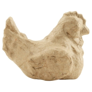 Figura Kura siedząca 9.5 x 7 x 8cm AP157, Decopatch