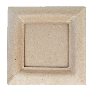 Ramka kwadratowa mała z zaokrąglonym rantem 14,5 x 14,5cm (wew. 6,5 x 6,5). CD693, Decopatch