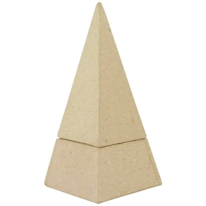 Pudełko kształt piramidy 7 x 7 x 16cm BT024, Decopatch