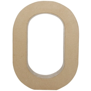 Litera fantazyjna "O" z masy papierowej AC408, Decopatch