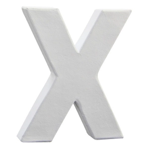 Litera 3D "X" mała 12 cm AC276, Decopatch