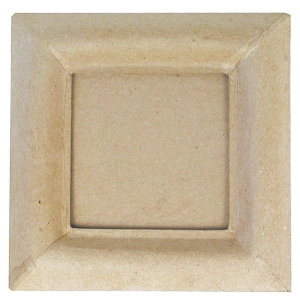 Ramka kwadratowa z zaokrąglonym rantem 20 x 20 x 2 (wew.11 x 11) cm. CD695, Decopatch