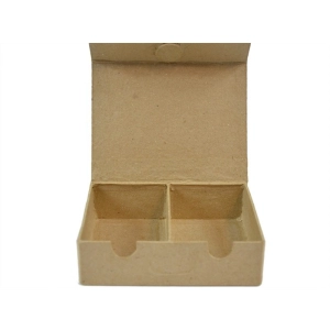 Pudełko na magnes z 2 przegródkami 14 x 11 x 4 cm. BT006, Decopatch