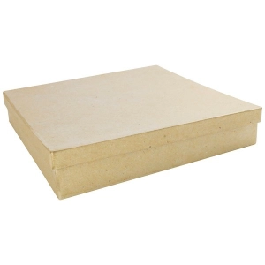 Pudełko kwadratowe płaskie 21 x 21 x 3.5cm BT016, Decopatch