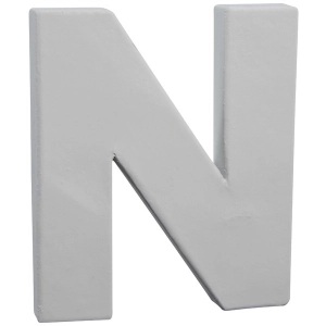 Litera 3D mała 12cm „N" AC743 C, Decopatch