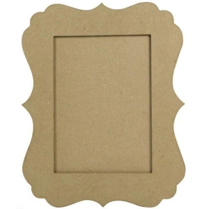 Ramka z ornamentowanym brzegiem 25 x 32 x 1 (wew.17 x 22.5) cm haczyk z tyłu CD015, Decopatch
