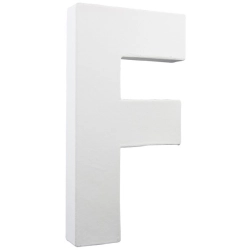 Litera 3D duża 20cm „F” AC705 C, Decopatch
