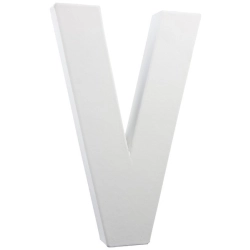 Litera 3D duża 20cm „V” AC721 C, Decopatch