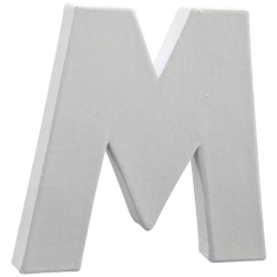 Litera 3D mała 12cm "M" AC742 C, Decopatch