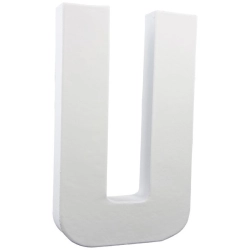Litera 3D duża 20cm „U” AC720 C, Decopatch
