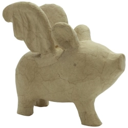 Figura „Latająca świnia” 15 x 13.5 x 7 cm SA218C, Decopatch