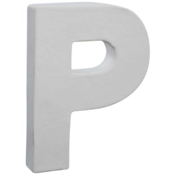 Litera 3D mała 12cm "P" AC745 C, Decopatch