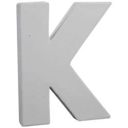 Litera 3D mała 12cm "K" AC740 C, Decopatch