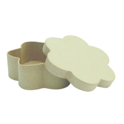 Pudełko w kształcie kwiatka 12 x 12 x 4cm BT060C, Decopatch