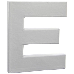 Litera 3D mała 12cm "E" AC734 C, Decopatch