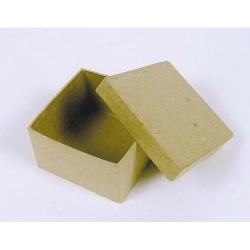 Pudełko kwadratowe mini 5 x 5 x 3 cm kartonowe. BT501, Decopatch