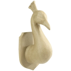 Trofeum Paw duże 16,5 x 17 x 37,5 cm z masy papierowej MA029 C, Decopatch