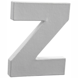 Litera 3D "Z" mała 12 cm AC278 AC755C, Decopatch