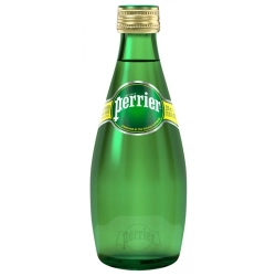 Woda PERRIER mocny gaz butelka szklana 330ml.