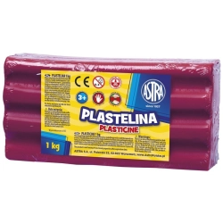 Plastelina ASTRA duża 1000g. - purpurowa