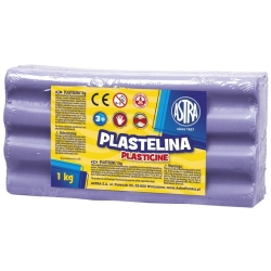 Plastelina ASTRA duża 1000g. - fioletowa jasna
