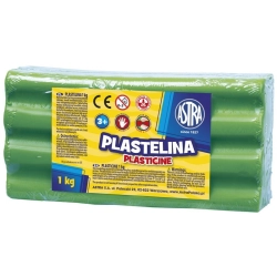Plastelina ASTRA duża 1000g. - zielona jasna