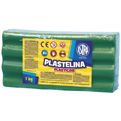Plastelina ASTRA duża 1000g. - zielona