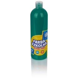 Farba plakatowa szkolna ASTRA butelka 500ml. - szmaragdowa
