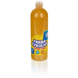 Farba plakatowa szkolna ASTRA butelka 500ml. - brązowa jasna