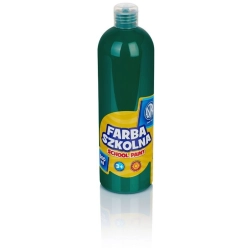 Farba plakatowa szkolna ASTRA butelka 500ml. - zielona ciemna