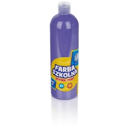 Farba plakatowa szkolna ASTRA butelka 500ml. - fioletowa