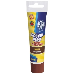 Farba plakatowa ASTRA tubka 30ml. - brązowa
