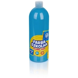 Farba plakatowa szkolna ASTRA butelka 1000ml. - niebieska