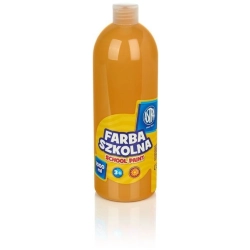 Farba plakatowa szkolna ASTRA butelka 1000ml. - brązowa jasna